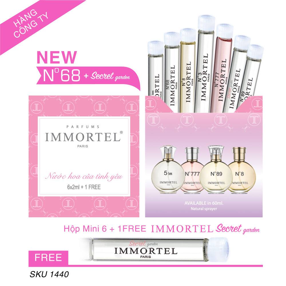 Bộ Nước Hoa IMMORTEL Mini 6 +1 Free Secret + No68 - Eau De Parfum