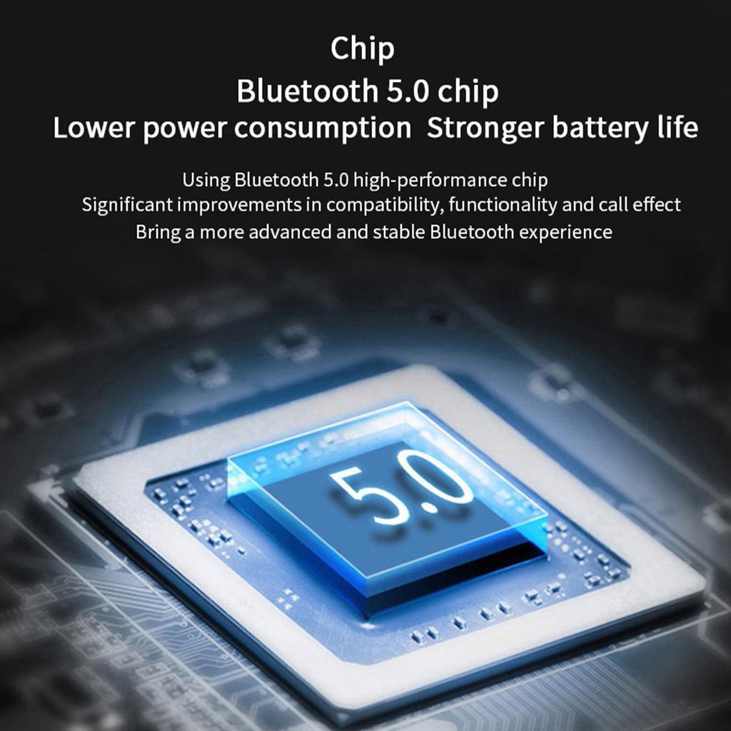 2x Bone Conduction Headphone Bluetooth 5.0 Sports Open Ear Wireless Headset