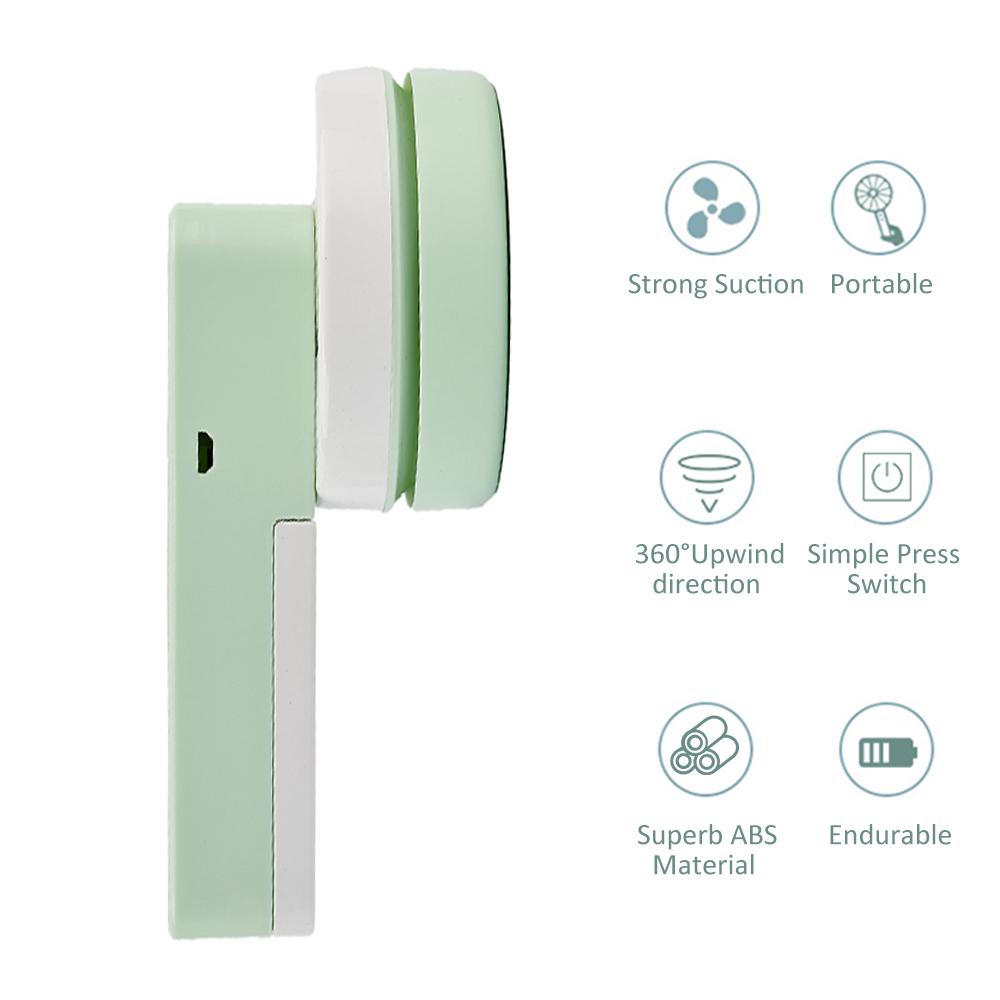 Máy làm sạch mini với sức hút mạnh mẽ, có thể loại bỏ hiệu quả tro, bụi, tóc, vụn thức ăn, cặn tẩy... Tùy chọn sạc USB, pin 1200mAh hoặc pin AA
