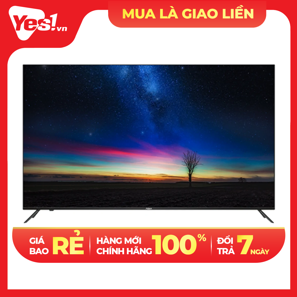 Android Tivi Aqua 4K 55 Inch LE55AQT6600UG - Hàng chính hãng (chỉ giao HCM)