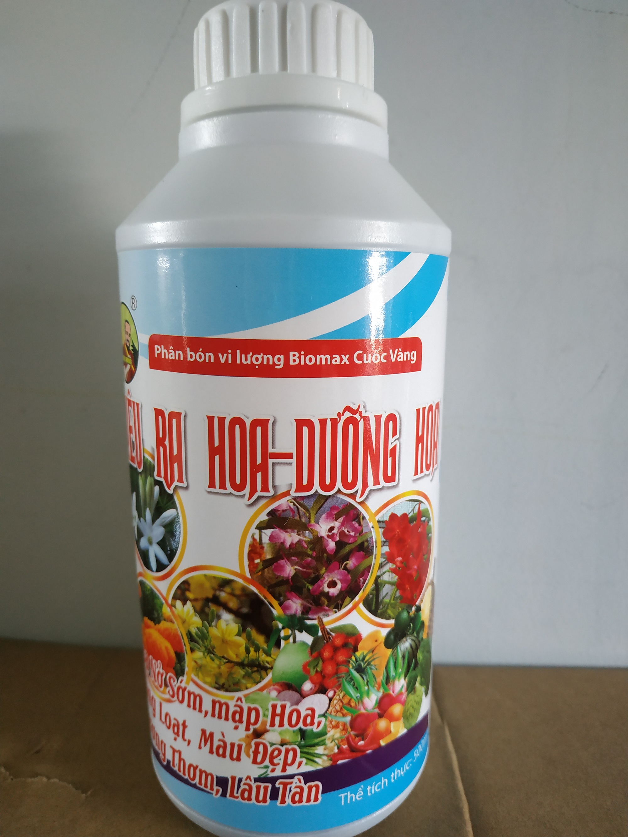 Phân bón vi lượng SIÊU RA HOA - DƯỠNG HOA - chai 500ml biomax