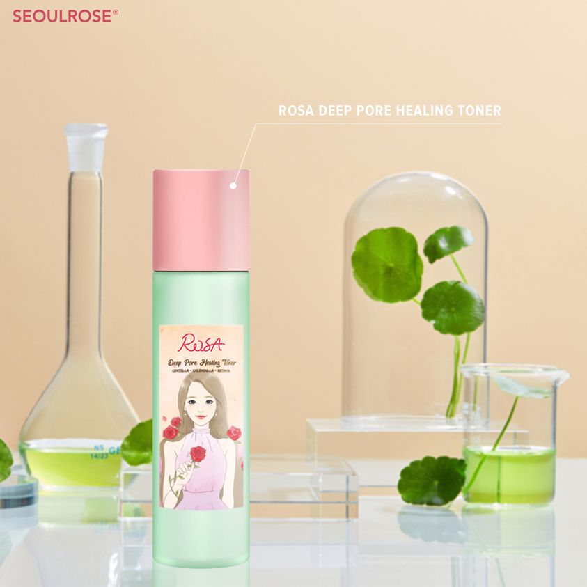 Nước Hoa Hồng SeoulRose Rosa Chiết Xuất Rau Má Và Hoa Cúc 120ml Date 2024