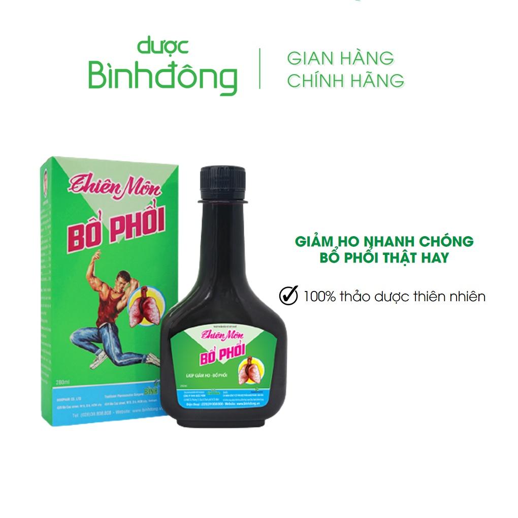 Thiên Môn Bổ Phổi Bình Đông – Giảm ho, bổ phổi, Chai 280ml