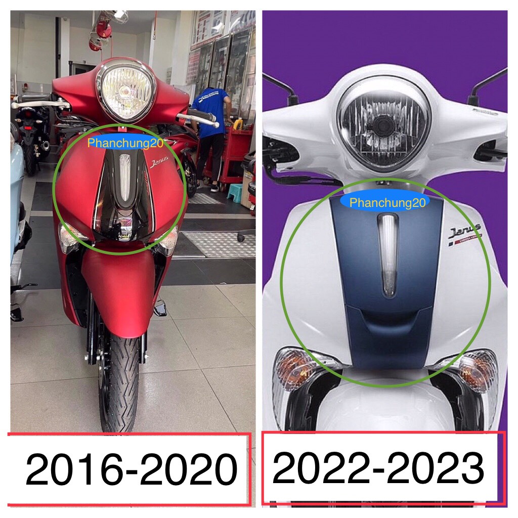 COMBO ỐP PHỤ KIỆN TRANG TRÍ DÙNG CHO ĐỜI XE JANUS 2022 0223 2024 CROM ( 6 CHI TIẾT :TAY DẮT , DÈ TRƯỚC , DÈ SAU, CHE PÔ , BẦU E , KÉT NƯỚC )