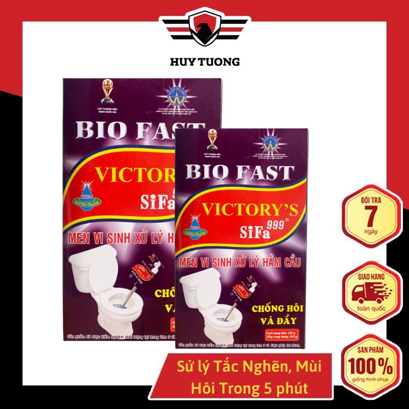 Bột Men Vi Sinh Xử Lý Hầm Cầu SiFa Bio Fast Chống Hôi và Đầy (300gr)