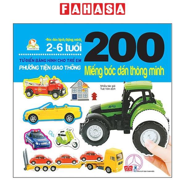 Sách - Sách 200 Miếng Bóc Dán Thông Minh (Trọn bộ)
