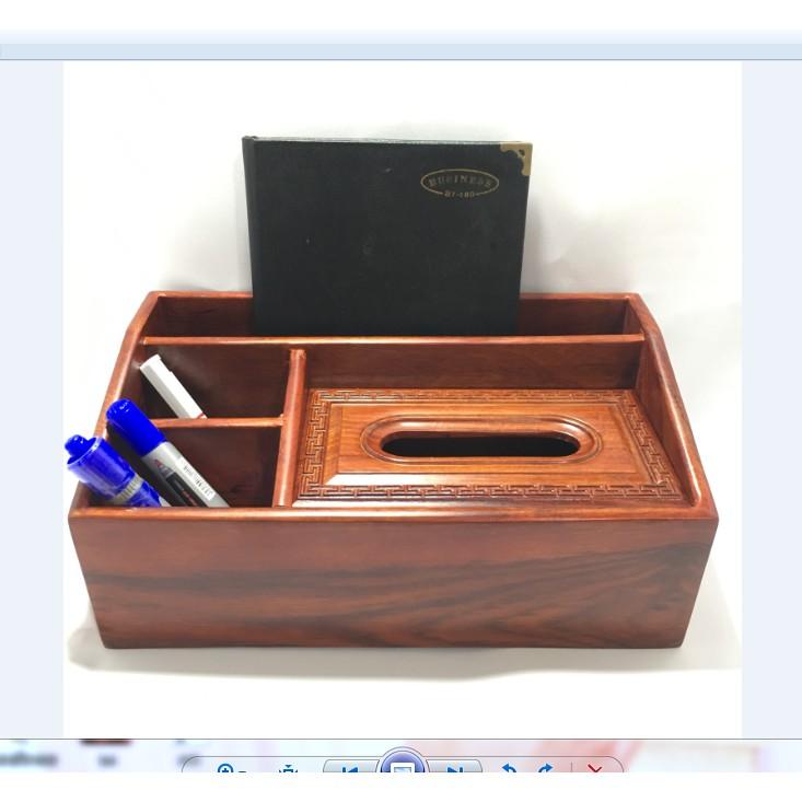 GIÁ ĐỰNG BÚT VÀ ĐỒ DÙNG VĂN PHÒNG ĐA NĂNG GỖ HƯƠNG LOẠI TO - ẢNH THẬT