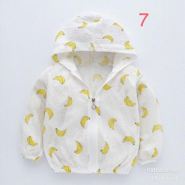 Áo nắng cotton sợi tre cute cho bé (mẫu mới 2019