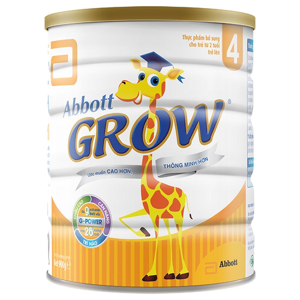 Combo 3 Lon Sữa Bột Abbott Grow 4 (900g)