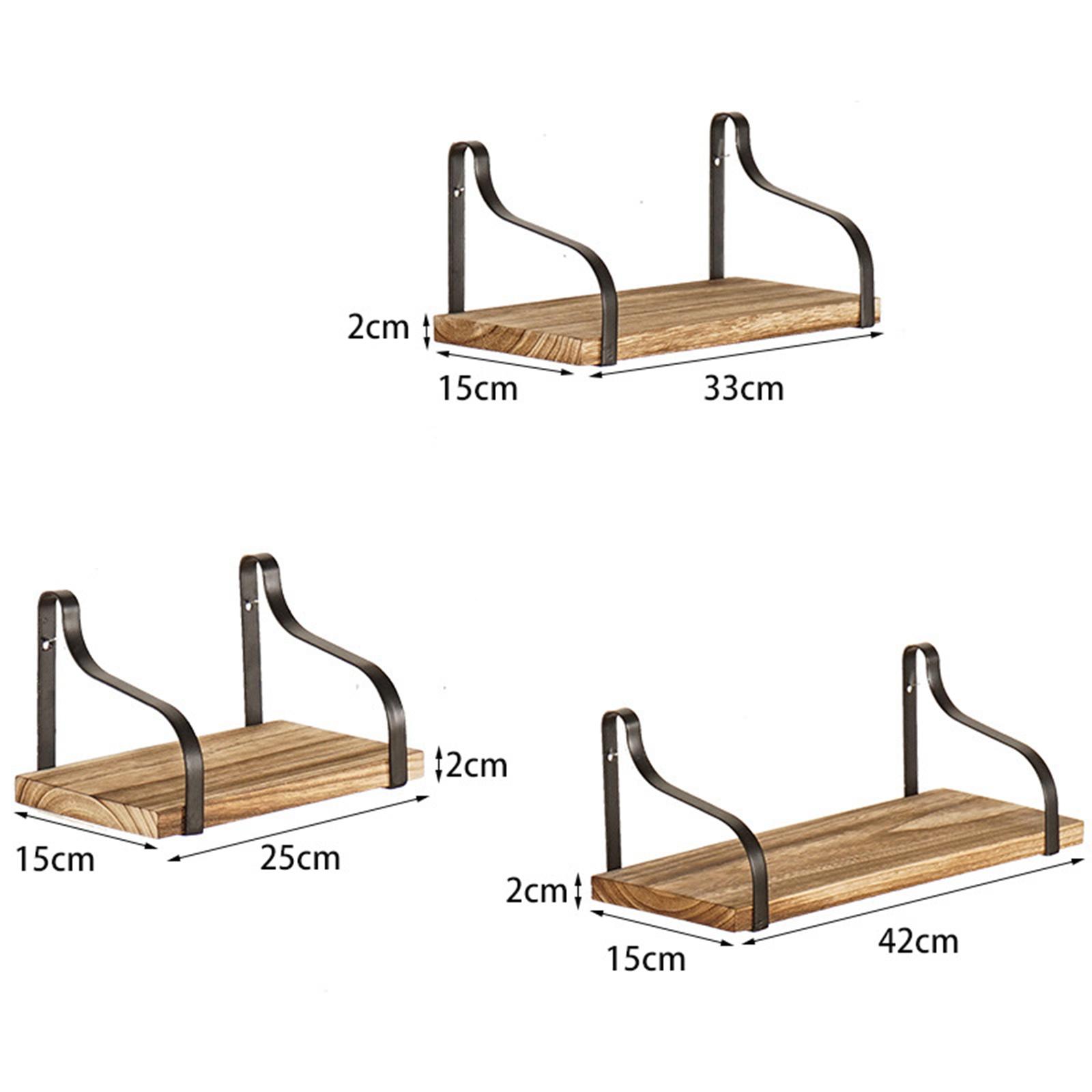 Floating Shelves Household Goods Organizer Wall Mount Floating Wall Shelves
