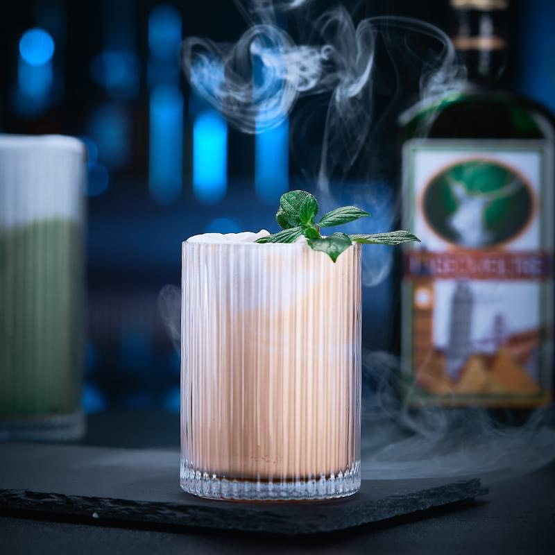Ly thủy tinh trụ sọc đứng 300ML decor nước cho quán siêu hot - Mã 309H