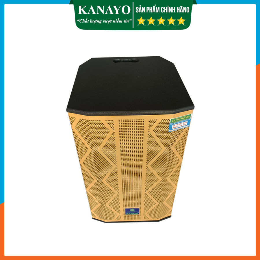 Loa Kéo Karaoke Kanayo K-650 Công Suất Lớn 650W 3 Đường Tiếng | Hàng chính hãng sản suất tại Việt Nam