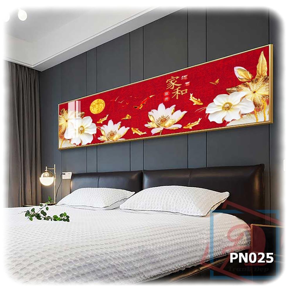Tranh canvas khổ lớn trang trí phòng ngủ - PN025