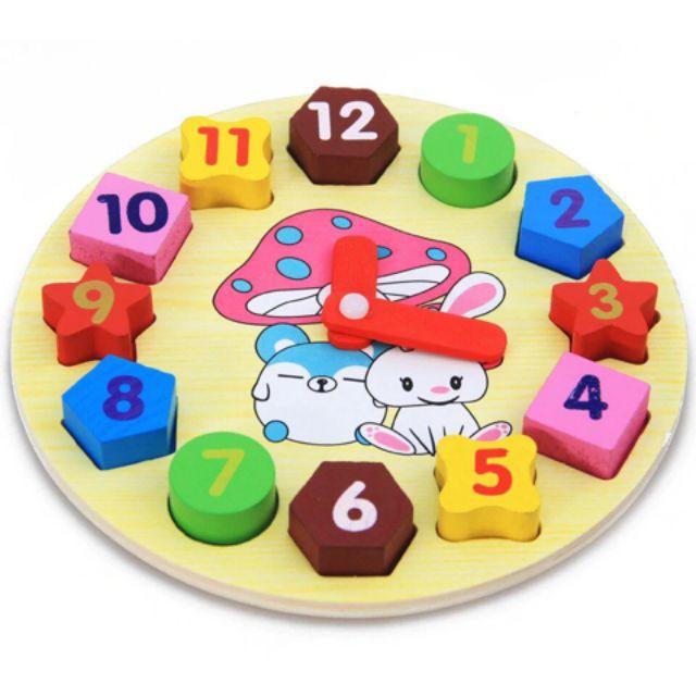 Đồng Hồ Cột Tính HCM-GIÁ SỈ Đồ Chơi Gỗ Montessori ,Màu Sắc Đẹp,Luyện Kỹ Năng Tay,Học Màu Sắc,Số Đếm