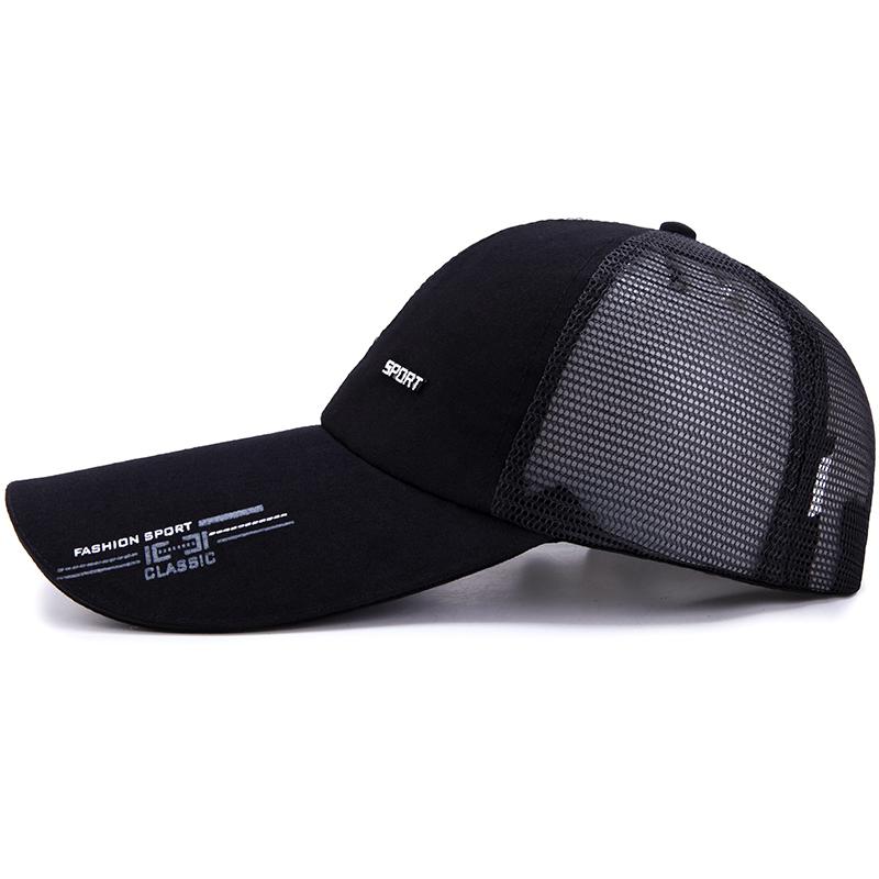 11cm Visor dài mũ nam Mũ mùa hè nhanh xe tải xe tải ngoài trời Sun bóng râm Mũ câu cá mát mẻ Mũ bóng chày cho phụ nữ Color: navy blue