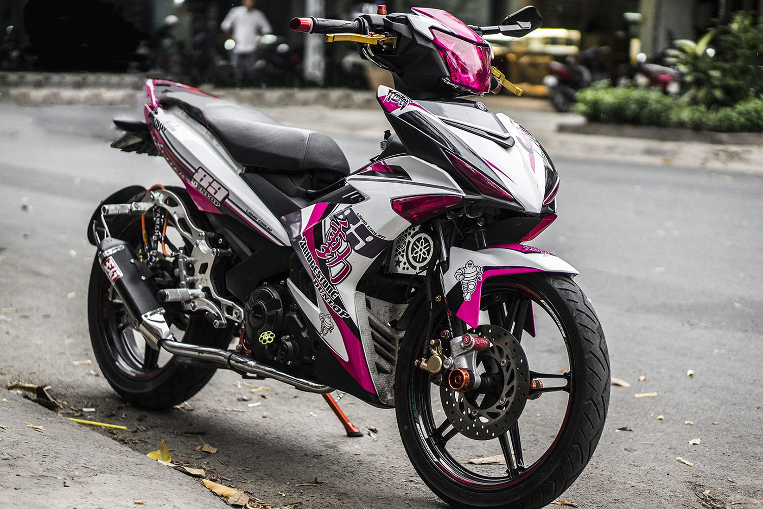 [Tem đẹp xịn] Tem trùm Exciter 150 Shinko Pink