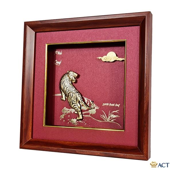 Tranh hổ 26x26 cm-quà tặng tân gia, tặng sếp, sinh nhật, thăng chức, event, lễ, tết,...