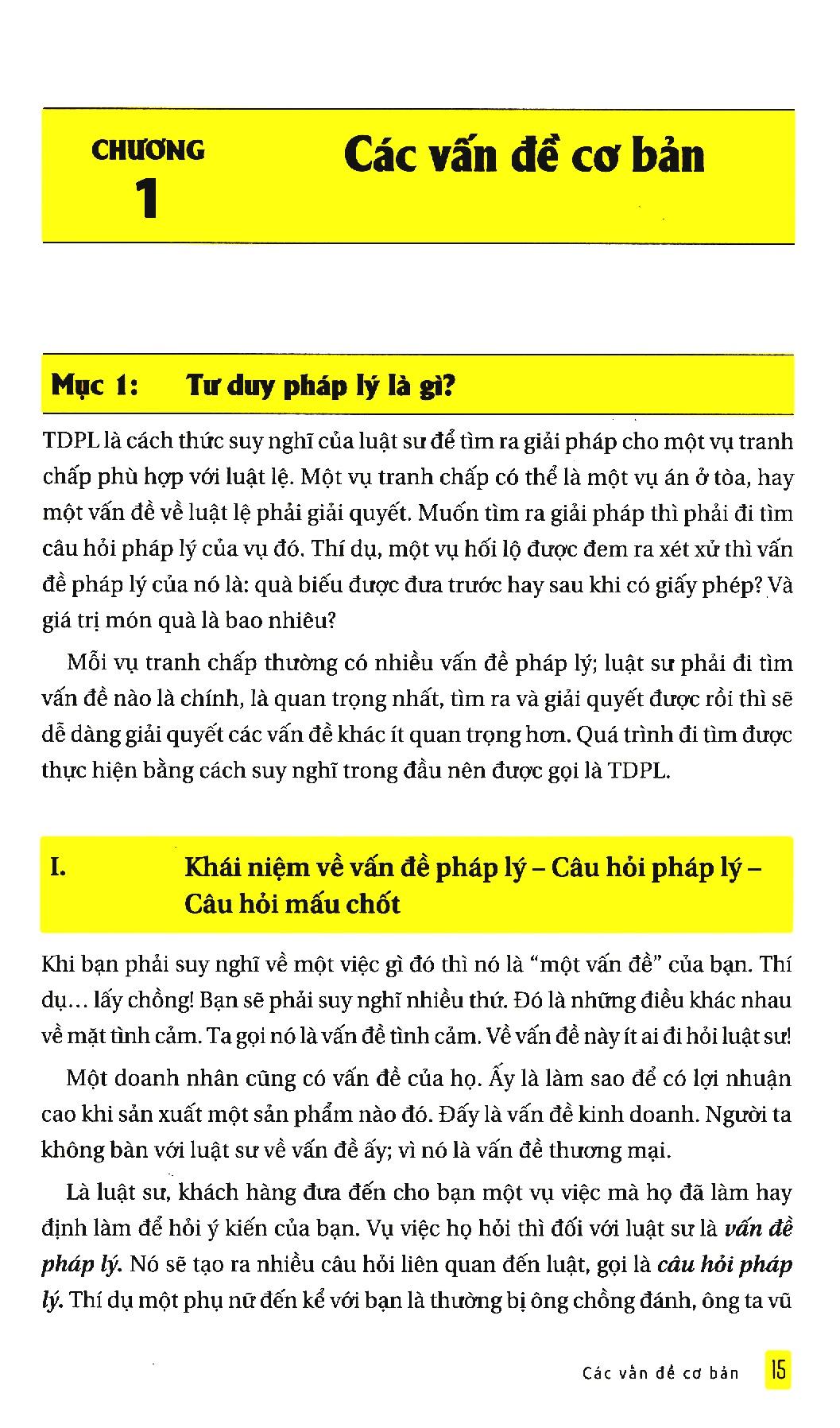 Tư Duy Pháp Lý Của Luật Sư (Tái Bản)