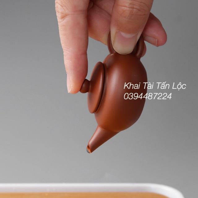 Ấm trà tử sa mini  trang trí