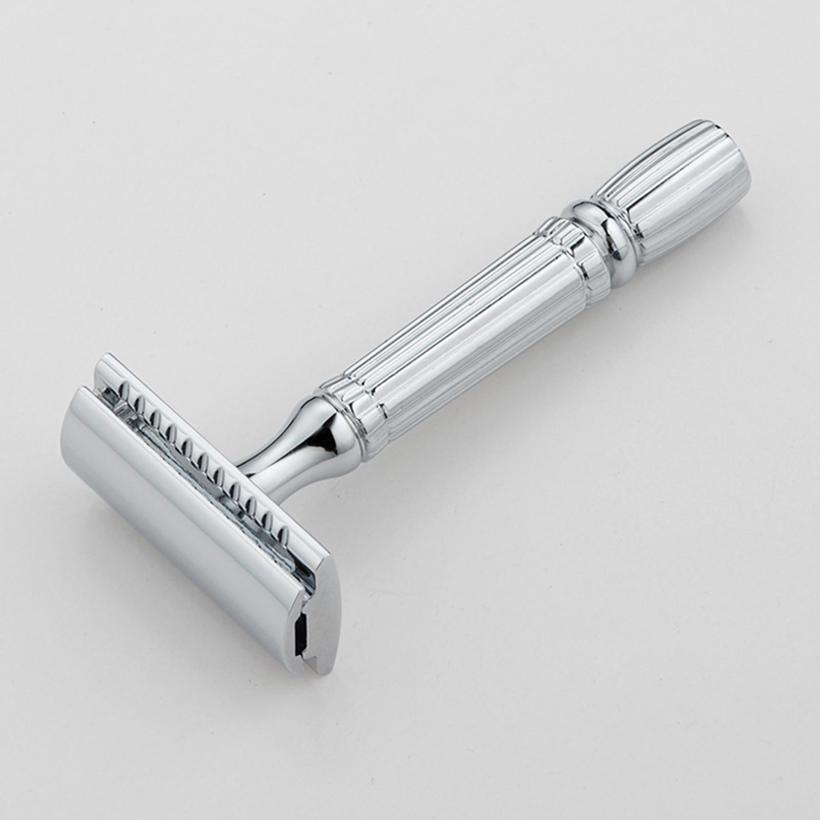 Double Edge    Shaving with 5Pcs Stainless Steel