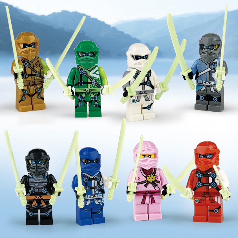 Đồ Chơi Lắp Ráp Cho Bé Combo 8 Nhân Vật Lego Ninjago - Ninja Phantom Rẻ Vô Địch - Smarthome toys