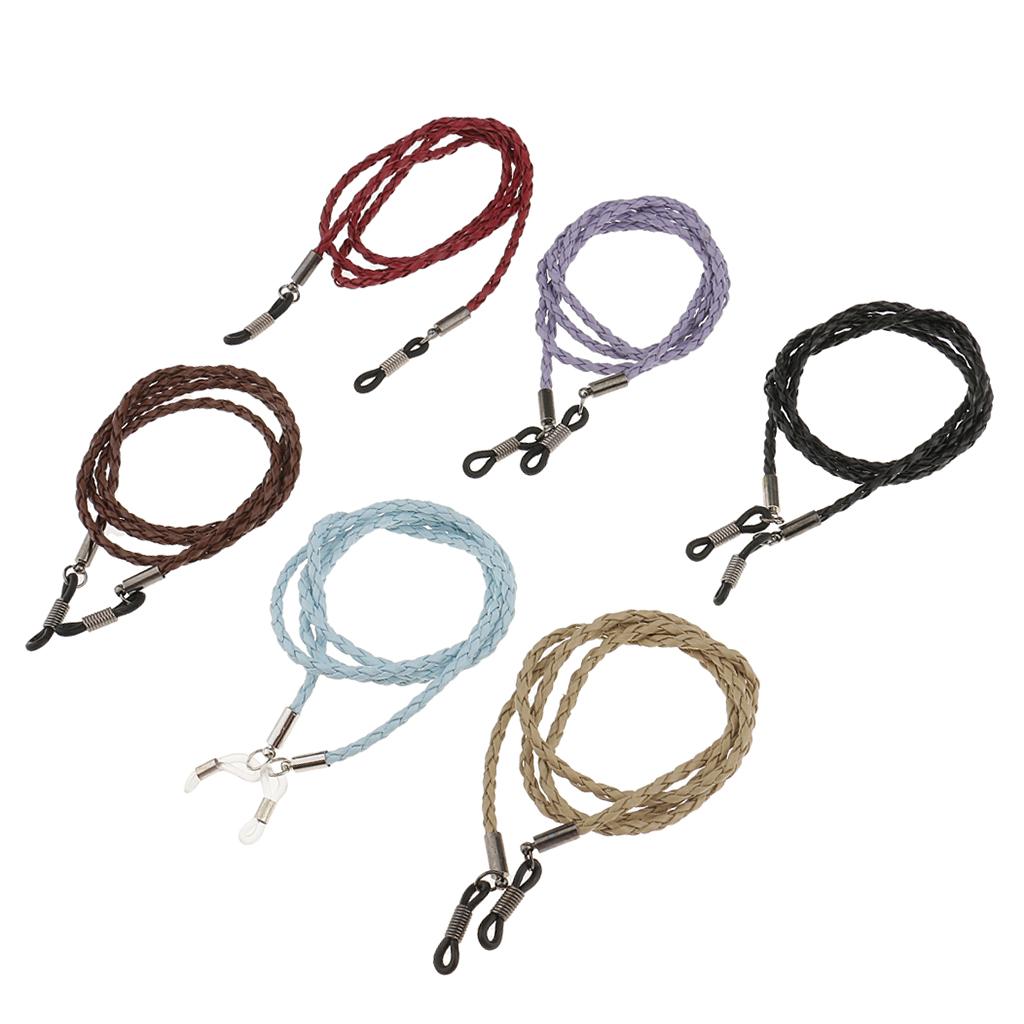 Set of 6pcs Eyeglass Reading Spectacles Sunglasses Glasses Holder Cord Chain