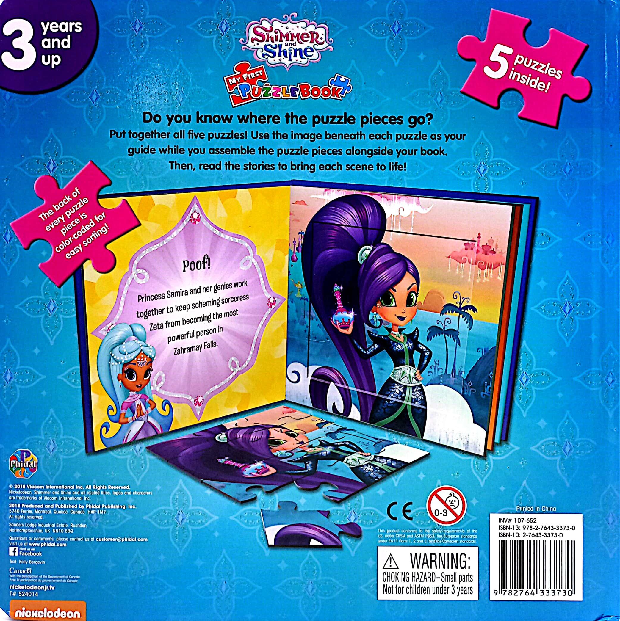 Nick Shimmer &amp; Shine My First Puzzle Book