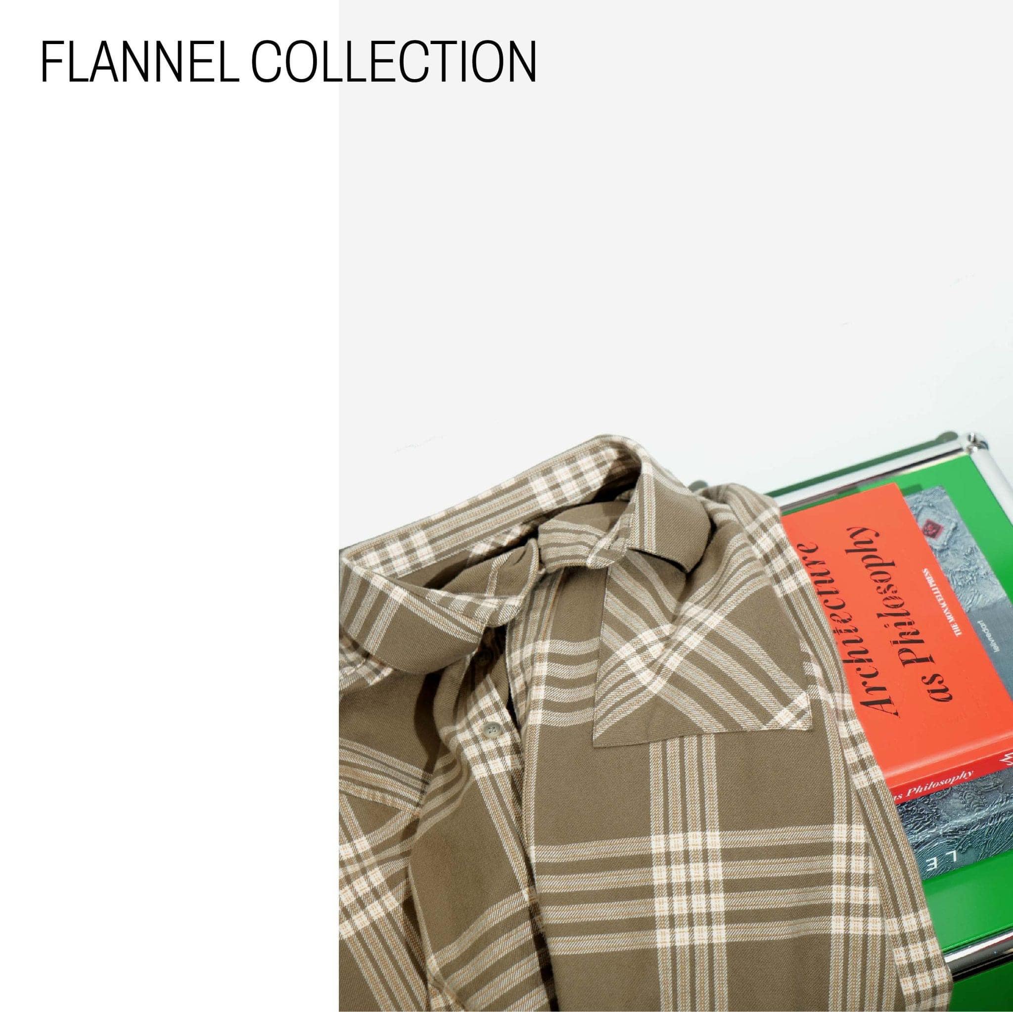 Áo Sơ Mi Nam ROUTINE Flannel Túi Đắp Kẻ sọc Caro Form Regular - 10F23SHL029 | LASTORE MENSWEAR