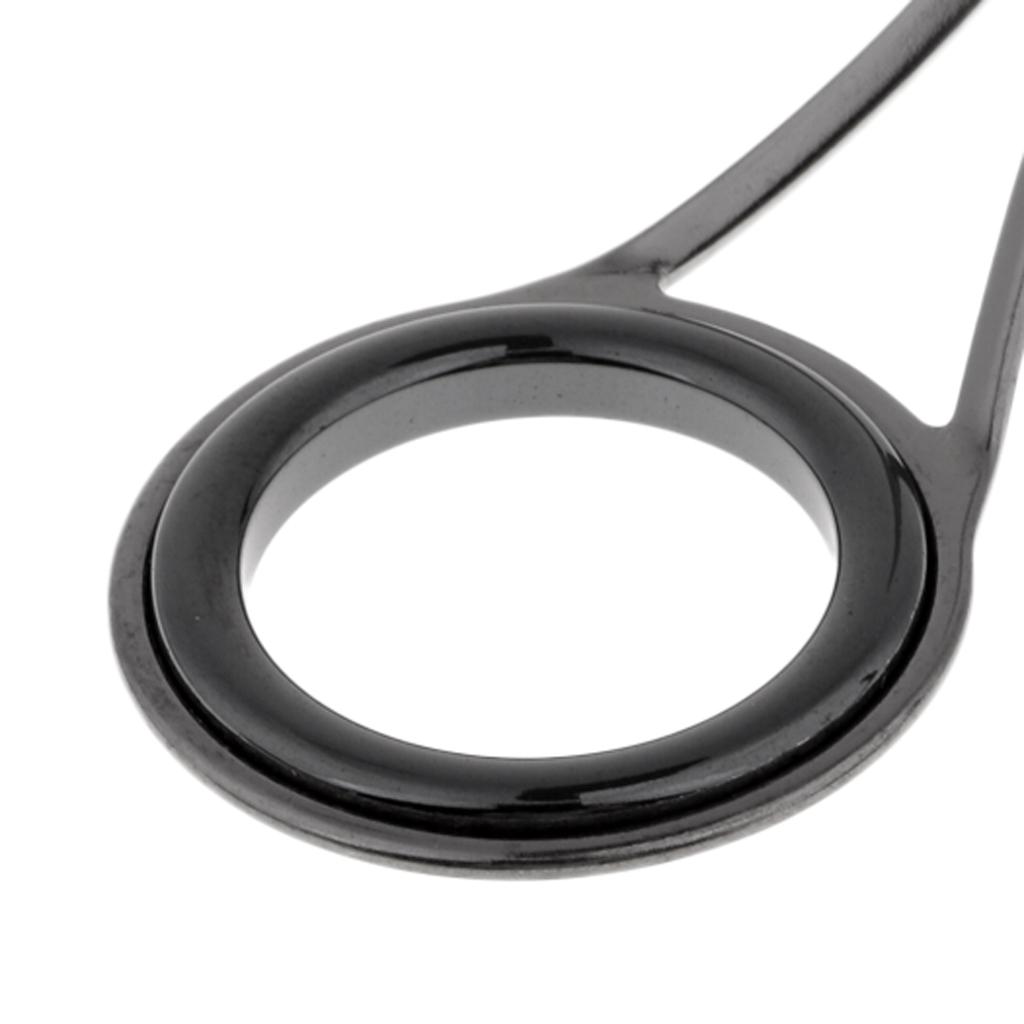 6pcs Fishing Rod Guides Top Tips Eye Ring Rod Repair Kit for Rod Building