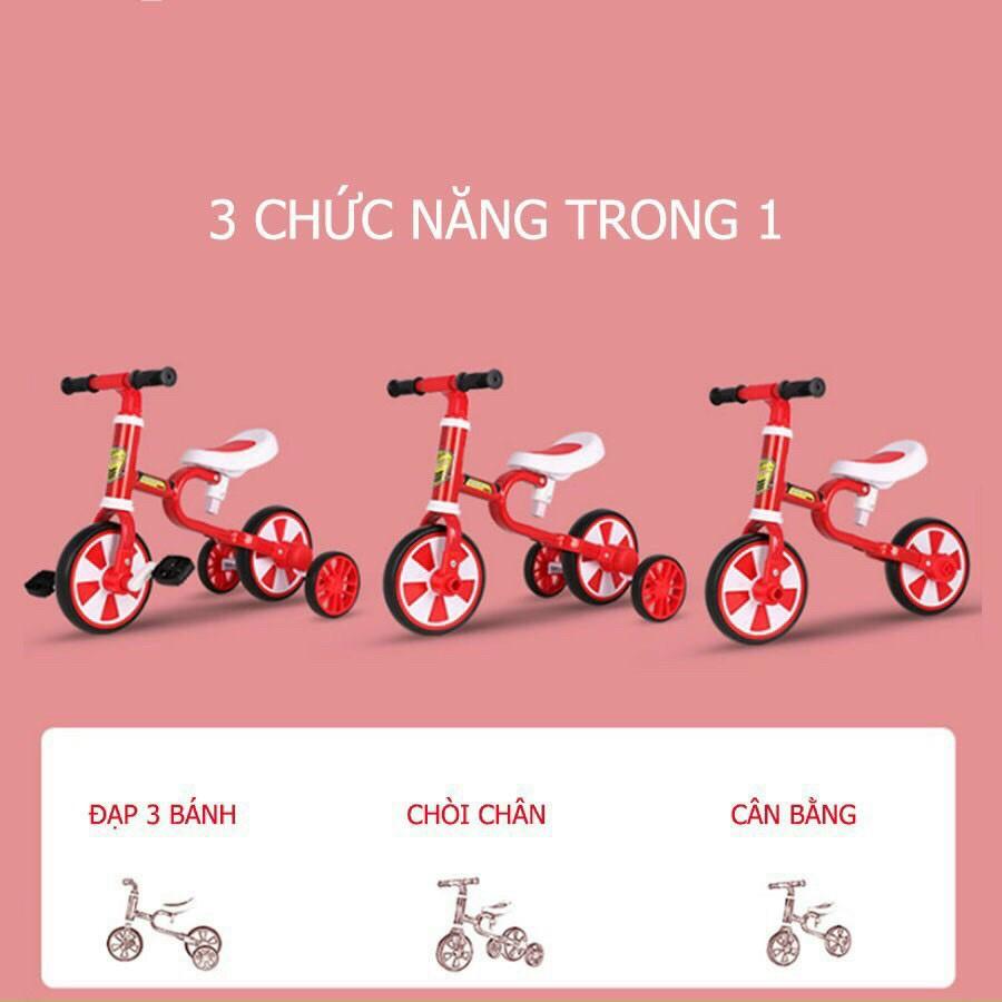 Xe cân bằng, Xe chòi chân thăng bằng 3 bánh MINI cho bé 2IN1 ACWZ