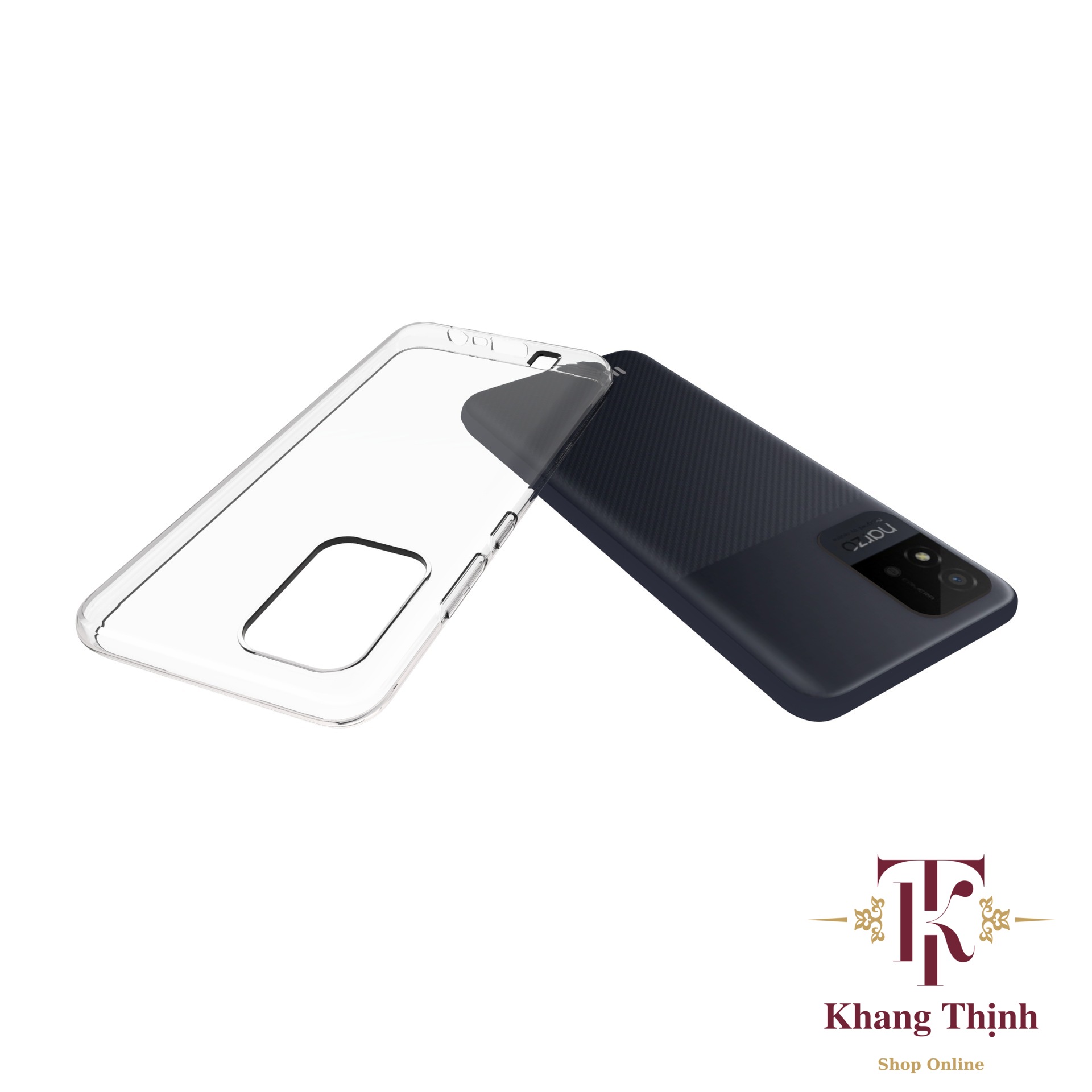 Ốp lưng dành cho Realme Narzo 50i silicon dẻo trong suốt cao cấp A+