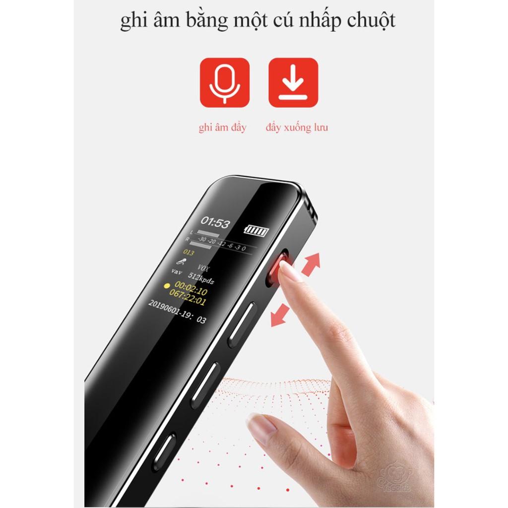 Máy ghi âm mini màn hình IPS HD áp dụng học tập / biên bản họp / đàm phán kinh doanh - AsiaMart