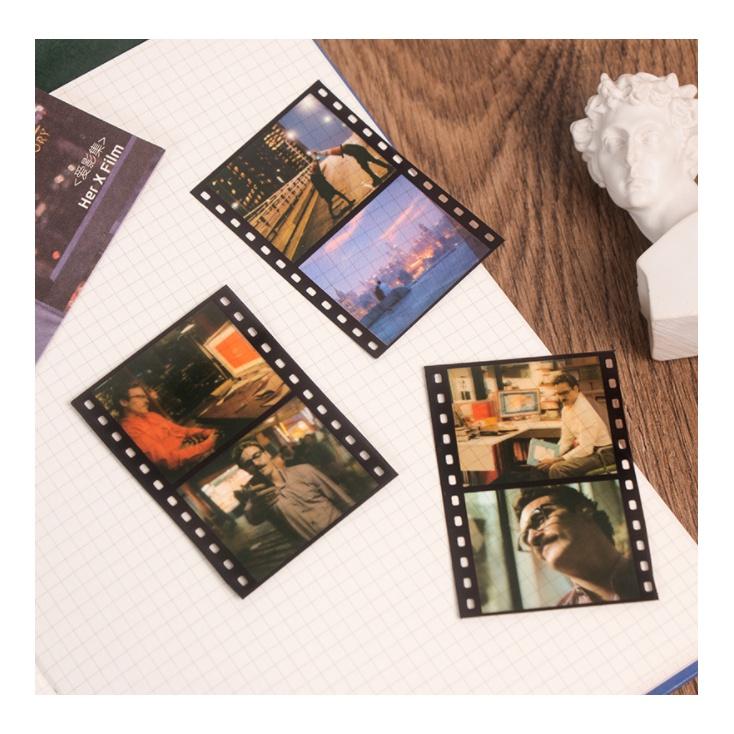 Tem Film Trang Trí Sổ Tay Vintage - Ong Mặt Bự