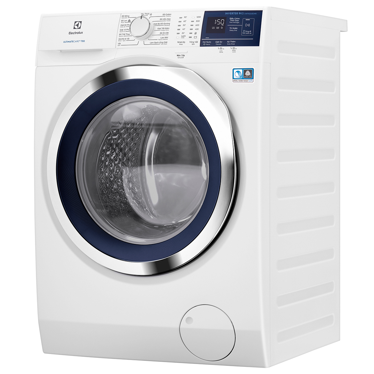 Máy giặt Electrolux Inverter 9 kg EWF9024BDWB