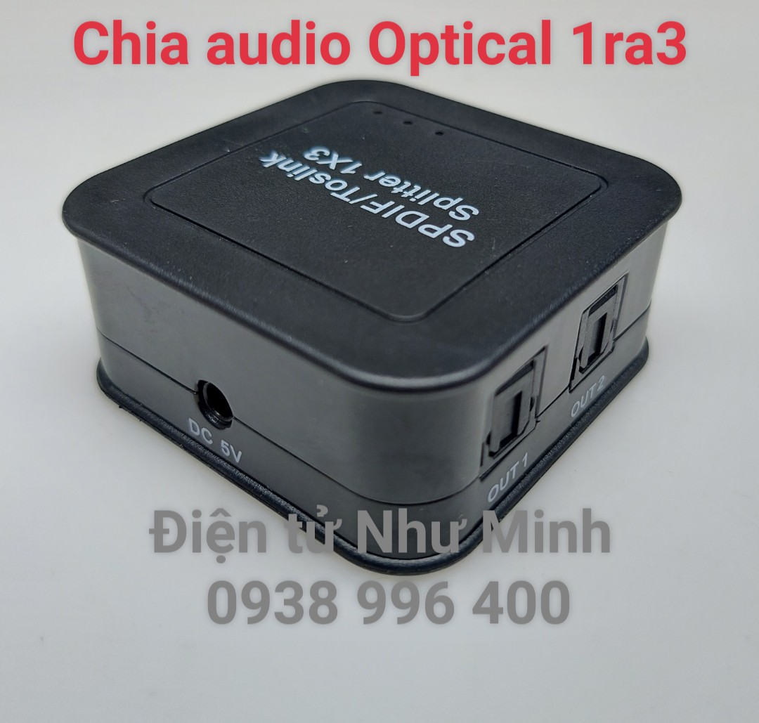 Bộ Chia âm thanh  Optical 1 ra 3 - Chia SPDIF 1 to 3