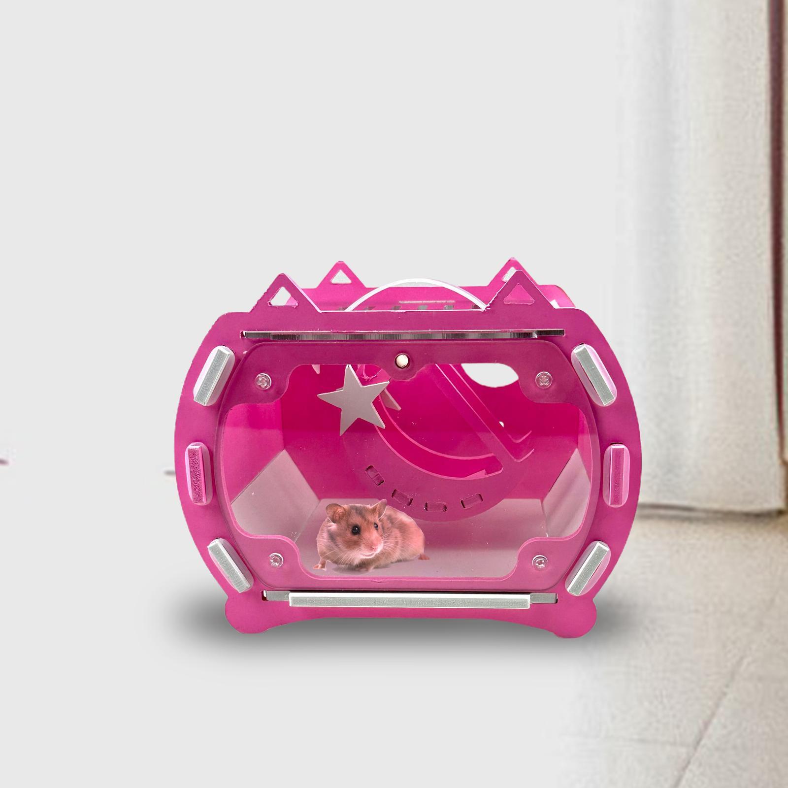 Hamster Carrier Cage Travel Cage Carry Case for Sugar Glider Small Pets Rats