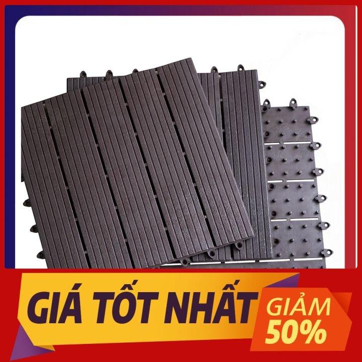 Hình ảnh Vỉ Nhựa Lót Sàn Ban Công 3T - Tấm lót sàn nhựa ban công, Chống Trơn Nhà Tắm, Bể Bơi, Sân Vườn, Sân Thượng