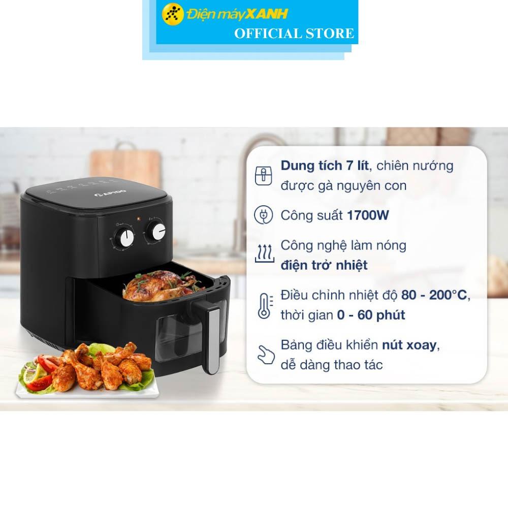 Nồi chiên không dầu Rapido SMART-7.0M 7 lít - Hàng Chính Hãng