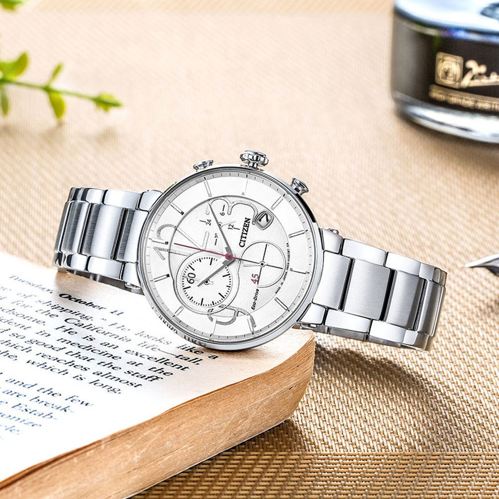 Đồng Hồ Nữ Citizen Dây Thép Không Gỉ FB1200-51A - Mặt Trắng