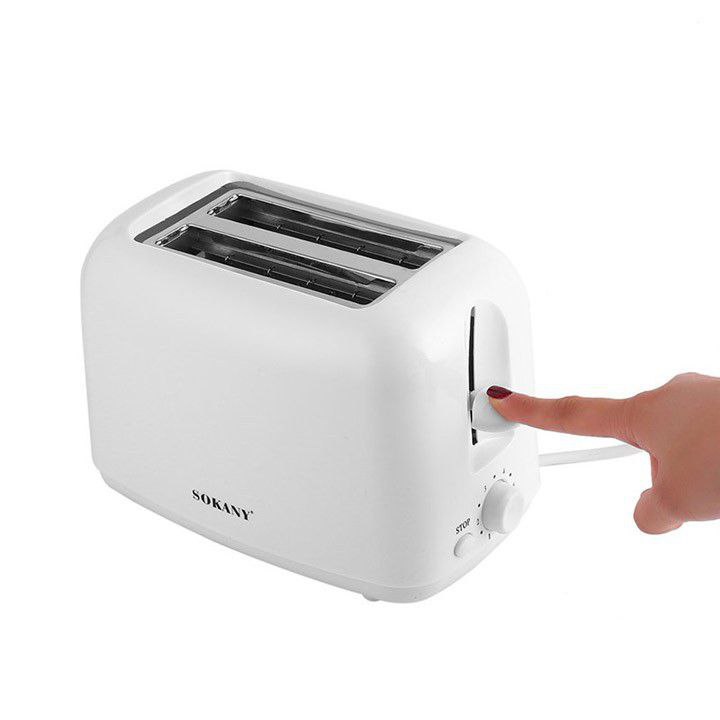 Máy nướng bánh mì sandwich SOKANY 6 nấc nảy tự động làm bữa sáng tiện lợi - HÀNG CHÍNH HÃNG - DELIYA