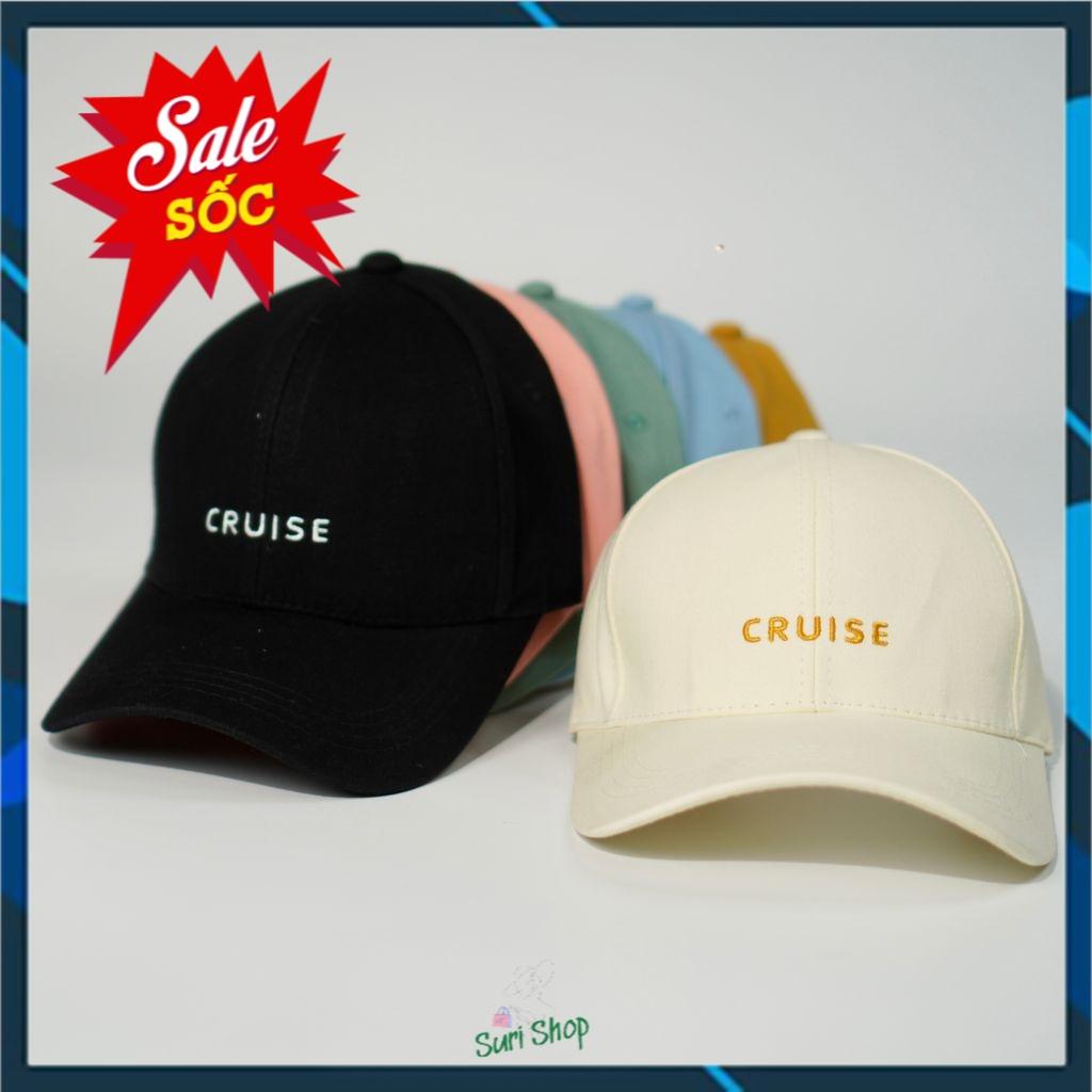 Mũ lưỡi trai ️ Nón kết thêu chữ CRUISE chất kaki cao cấp form unisex nam nữ N17