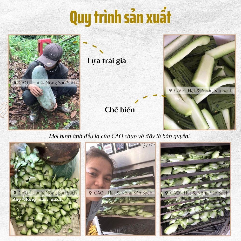 Trà bí đao CAO FOOD sấy khô tự nhiên - từ 100% trái bí đao già Đaklak dân trồng vô cơ