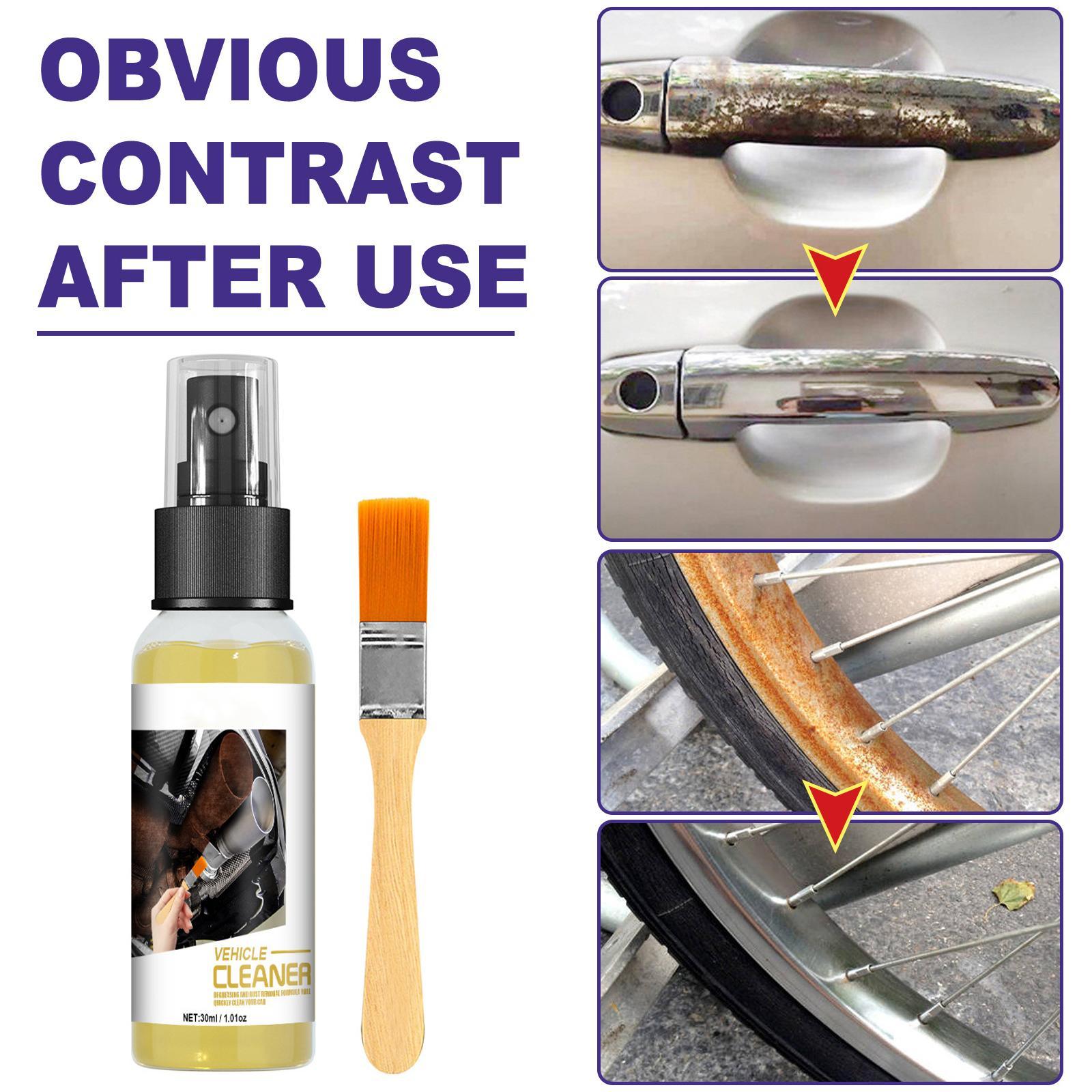 Multifunctional Car Rust Remover 30ml Rust Inhibitor Derusting Spray for Car Detailing