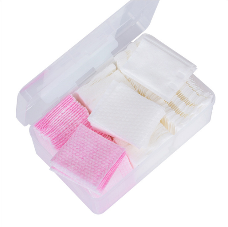 Hộp 320 Bông Tẩy Trang Nature Dày 3 Lớp 100% Cotton Mềm Mịn
