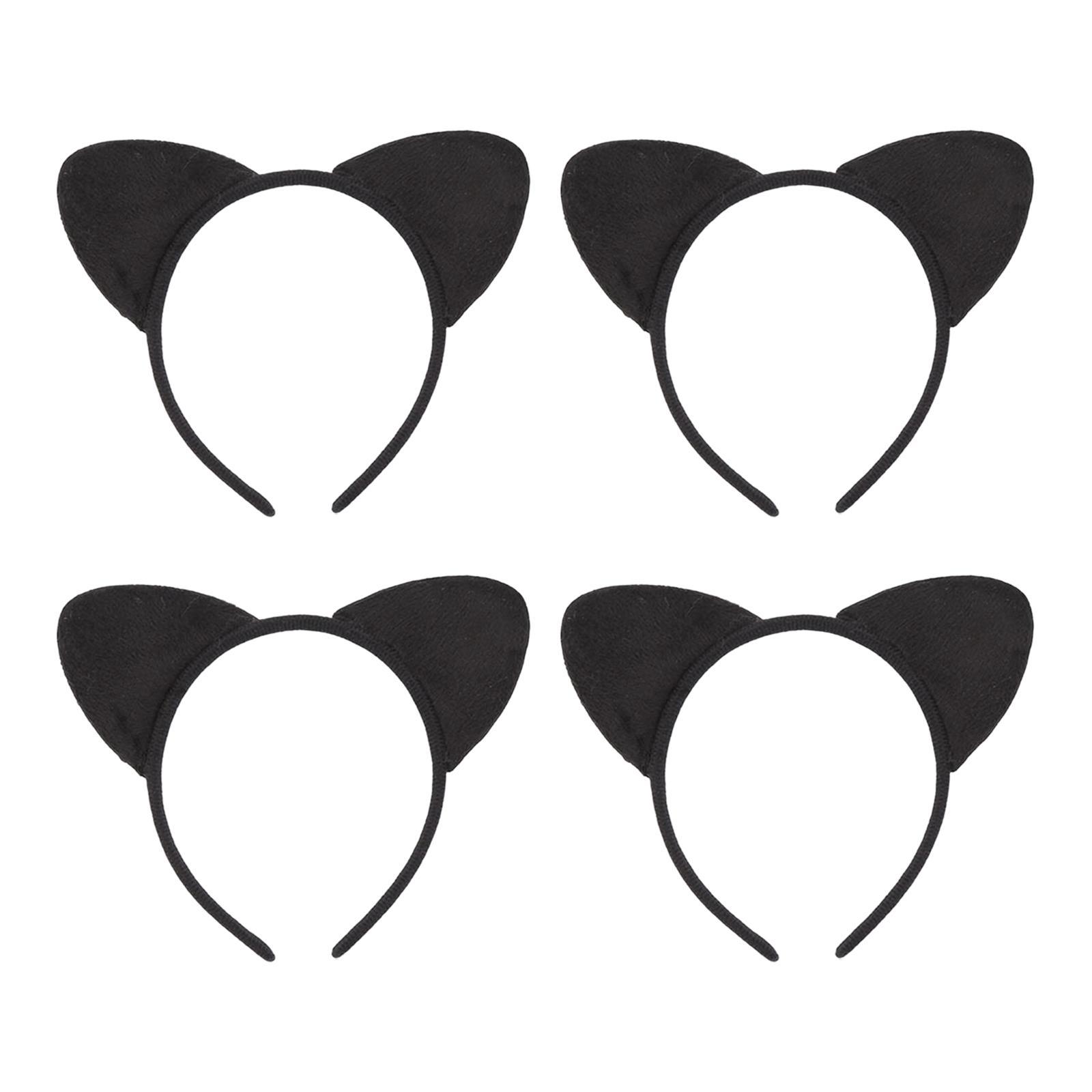 4 Pieces  Headband, Lovely ,  Hairbands Plush Headpiece Headwear Girl Headband for Masquerade Photo Prop Girls