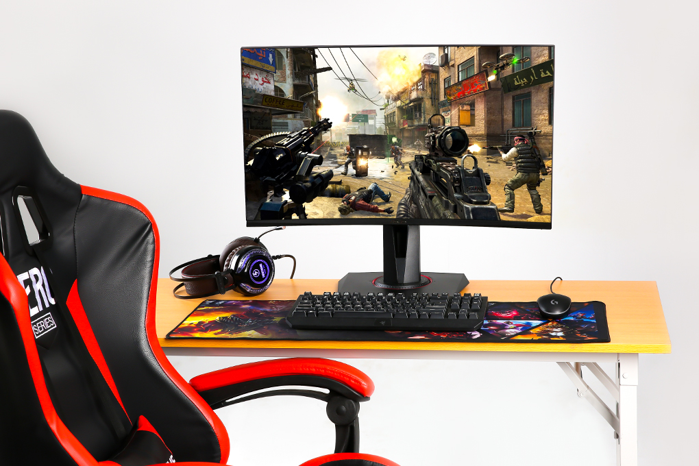 Asus TUF Gaming VG27VQ/27&quot;/FHD/4ms/165Hz/400cd2/Cáp Displayort/Đen - Hàng chính hãng