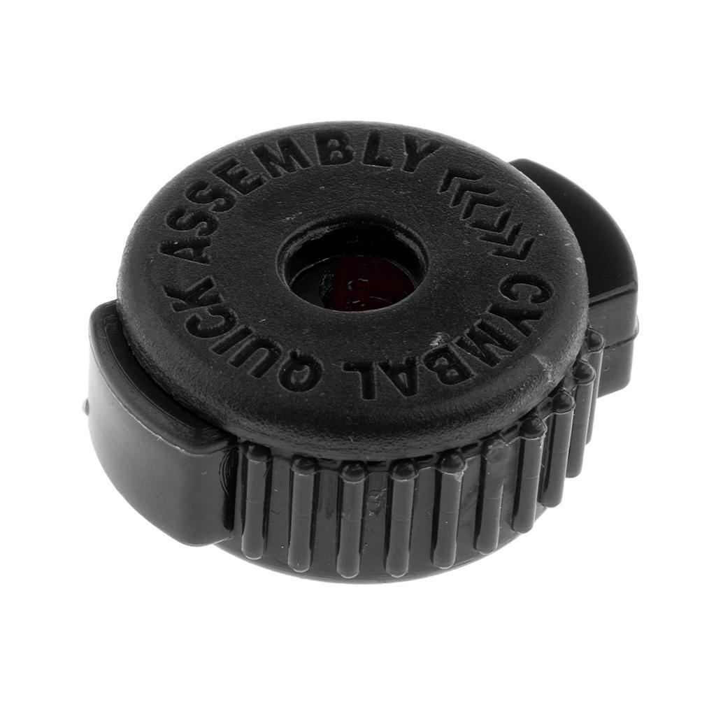 2 Pieces Quick Release Cymbal  Nuts Set for Percussion Instrument Parts