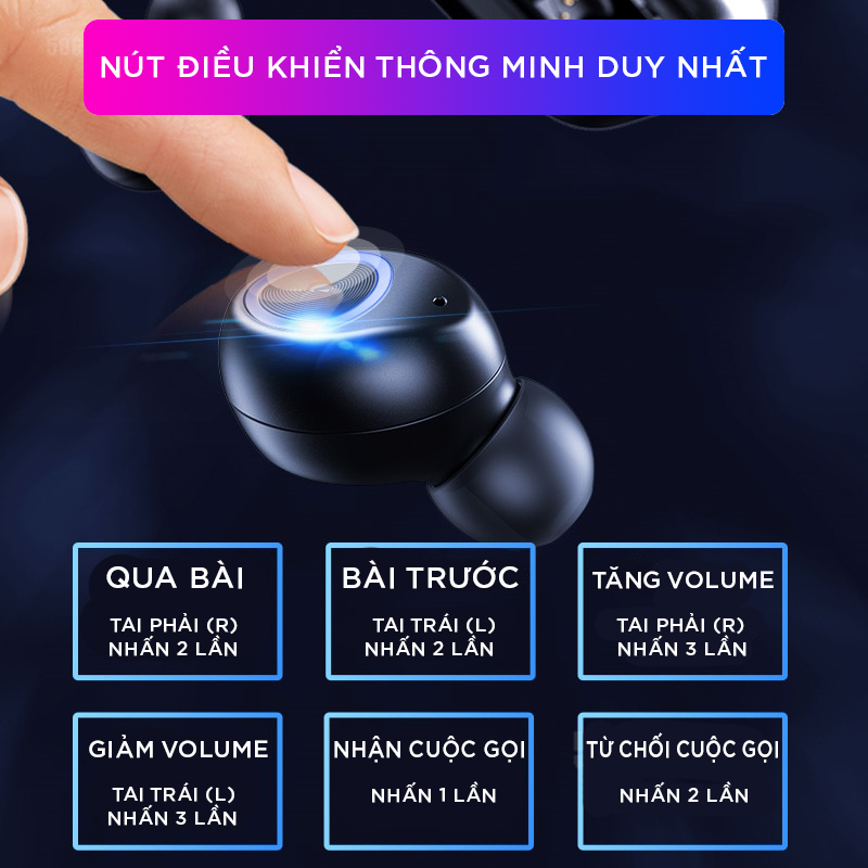 Earphone WlRELESS 5.0 V10 - Nhập Trung Quốc TWS - Tặng 1 Móc Chìa Khoá LAVATINO Chính Hãng