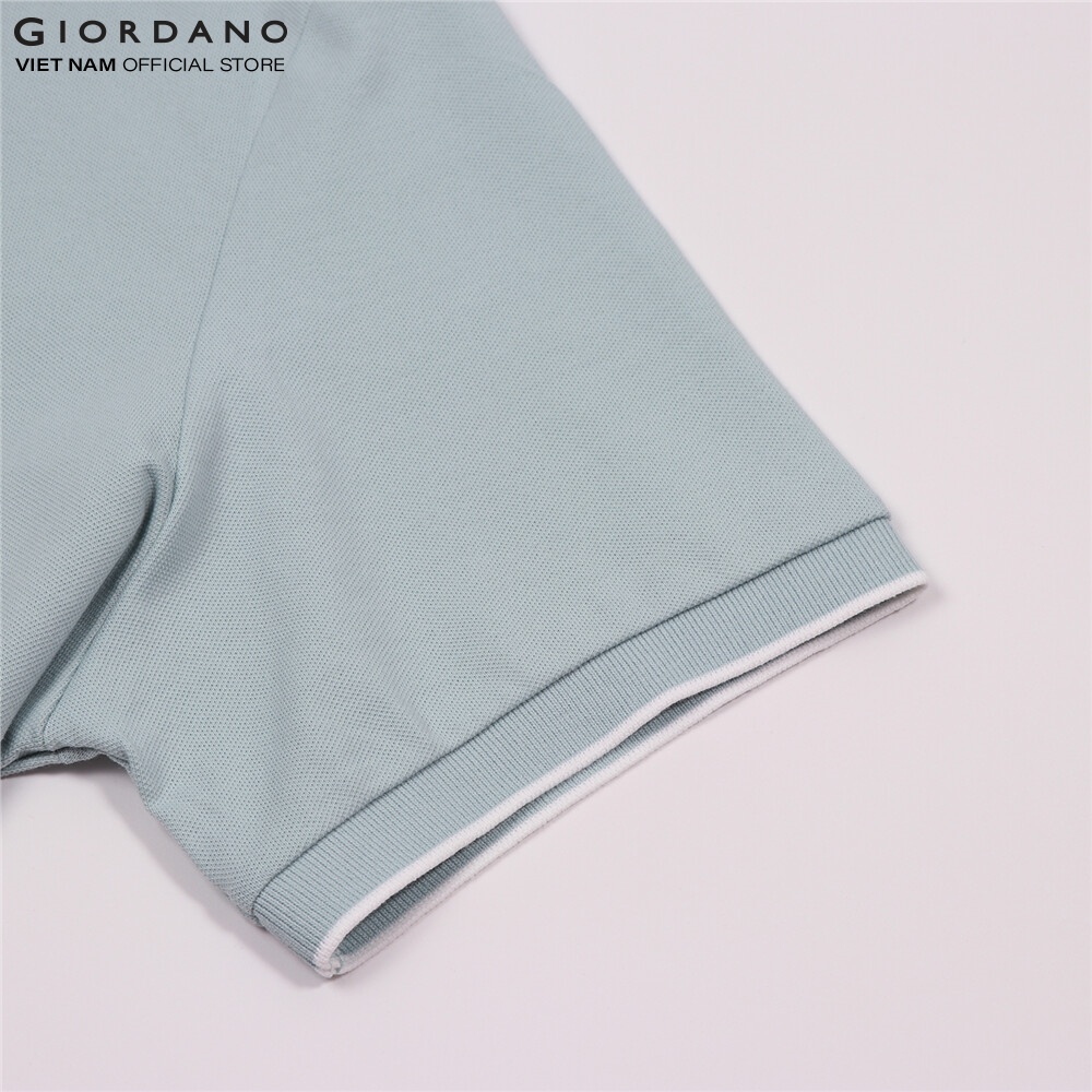 Áo Thun Nam Có Cổ Trơn Polo Giordano 01012018