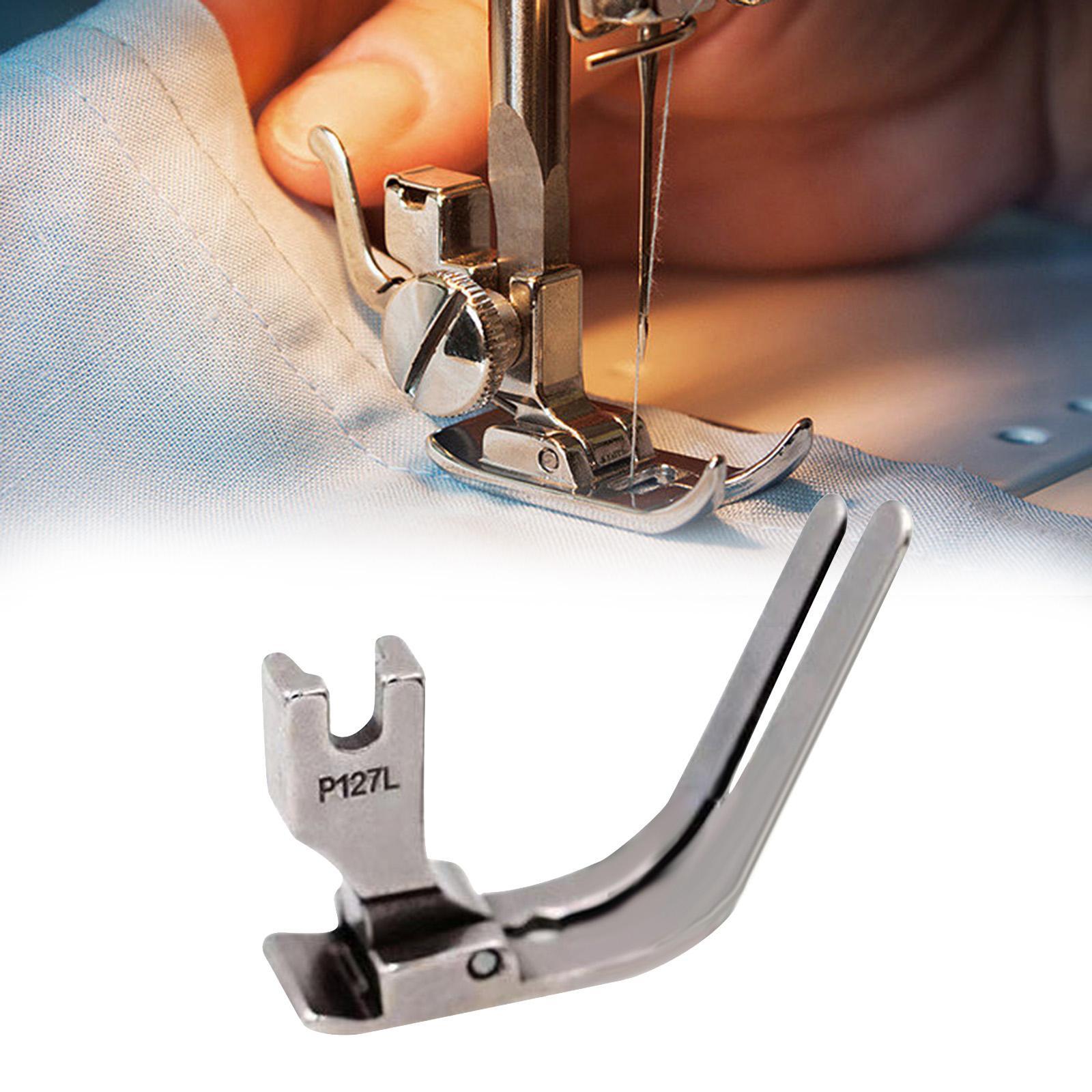 Industrial Sewing Machine Presser Foot Narrow Zipper Foot Durable Accessory Lockstitch Easy to Use Steel Presser Foot for Sewing Machine